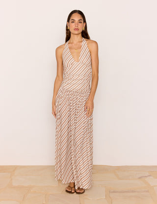 Orielle Halter Mesh Dress