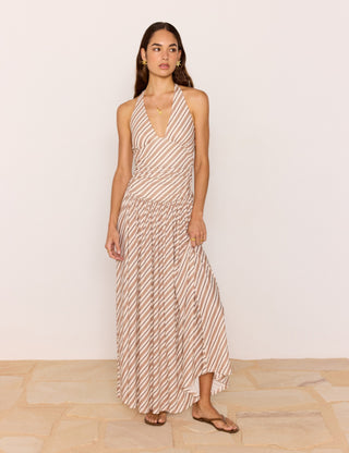 Orielle Halter Mesh Dress