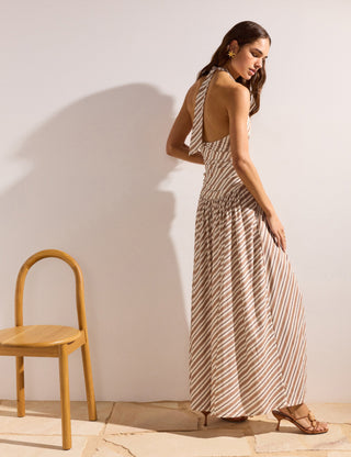 Orielle Halter Mesh Dress