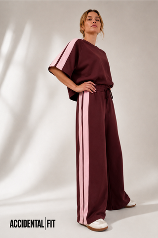 THE Sweater T SET | Cocoa Merlot