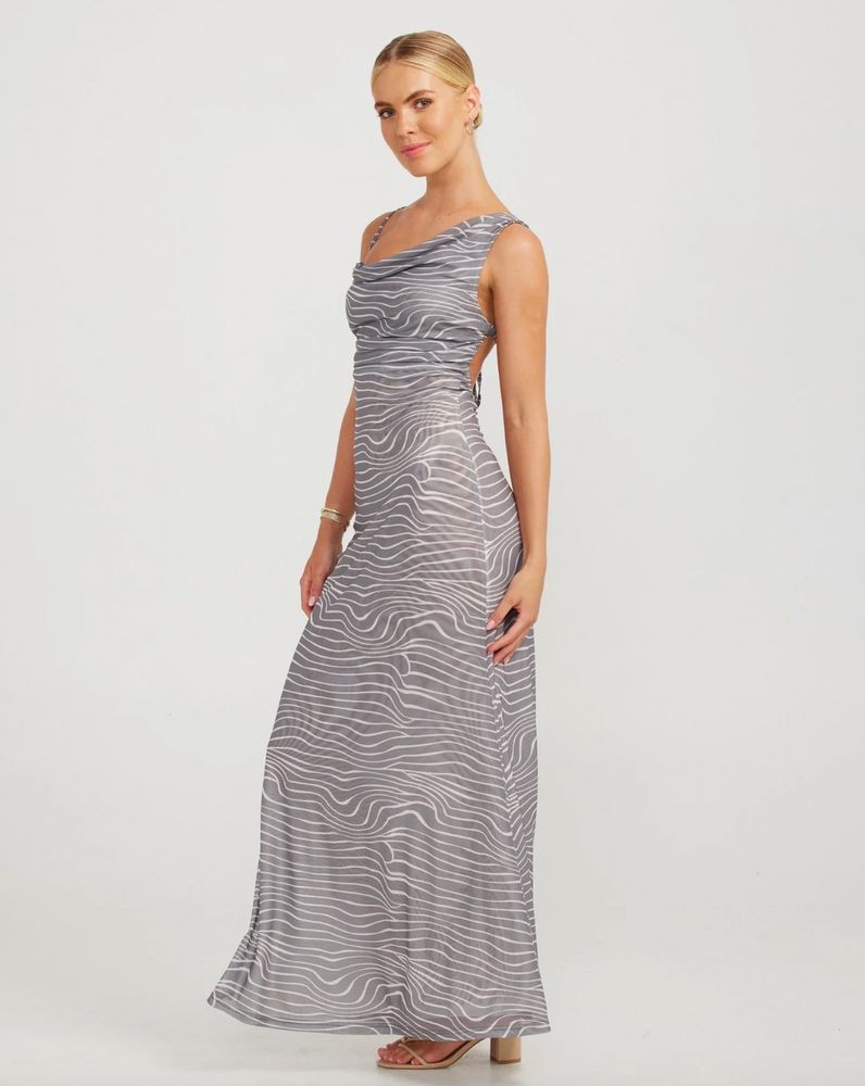 Retro Zebra | Maxi Dress