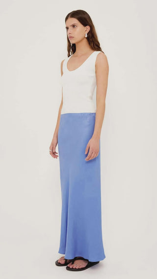 AZZURRA LINEN BIAS MAXI  SKIRT