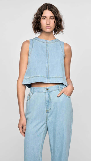 Amelia Chambray Top