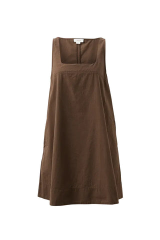 Parker Mini Dress - Brunette Brown
