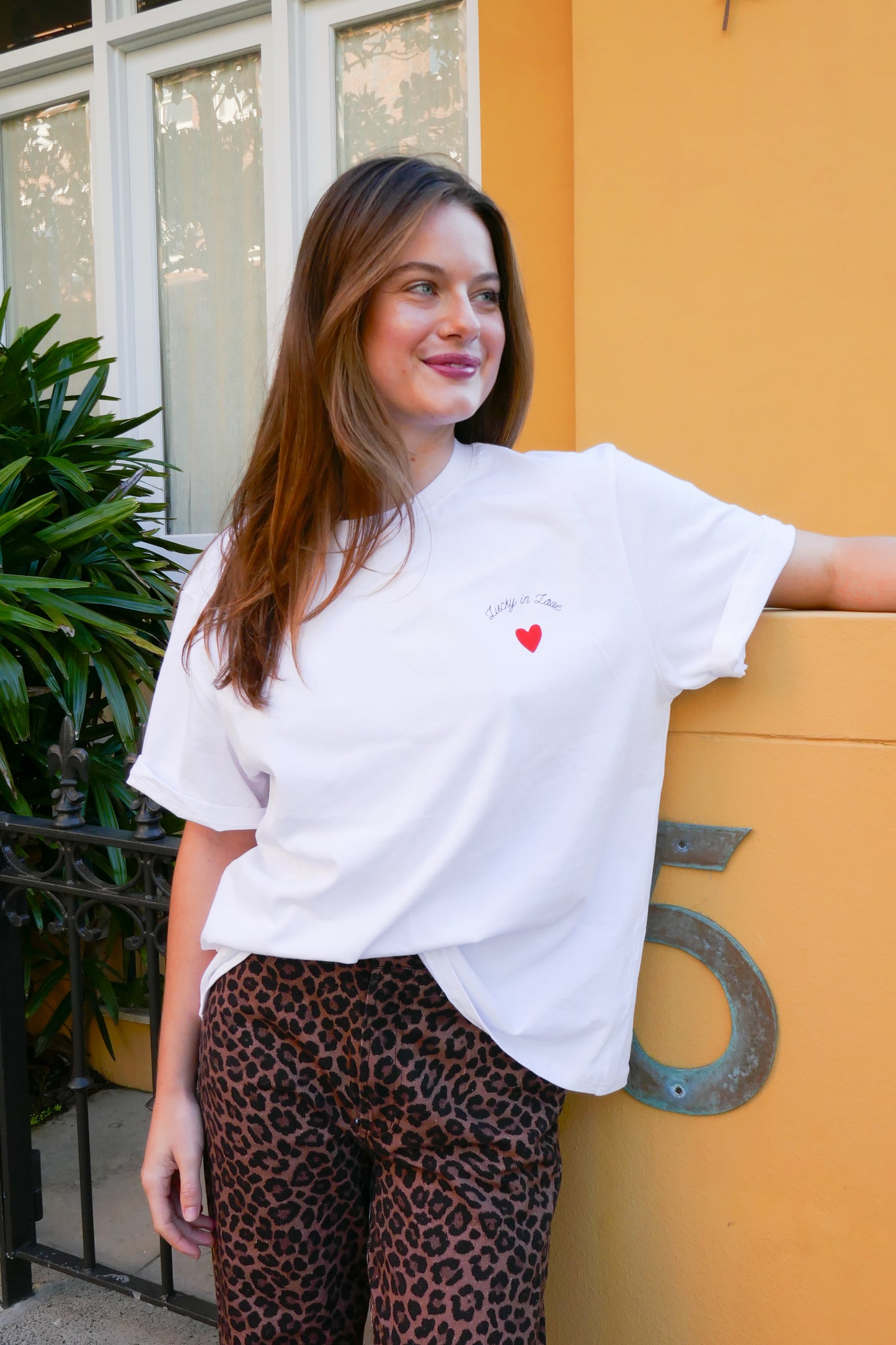 Ace of Hearts - Soft Wash White/ Red Cream Graphic