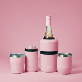 Huski Beer Cooler 2.0 - Powder Pink