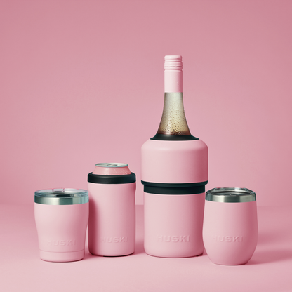 Huski Beer Cooler 2.0 - Powder Pink