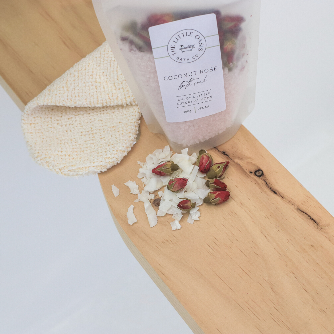 COCONUT ROSE | MAGNESIUM BATH SOAK | Large