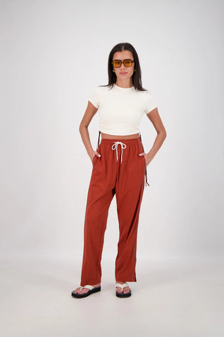 Playa Cropped Tshirt in Oatmeal