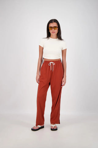 Playa Cropped Tshirt in Oatmeal