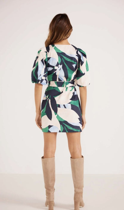 Faven Drill Mini Dress