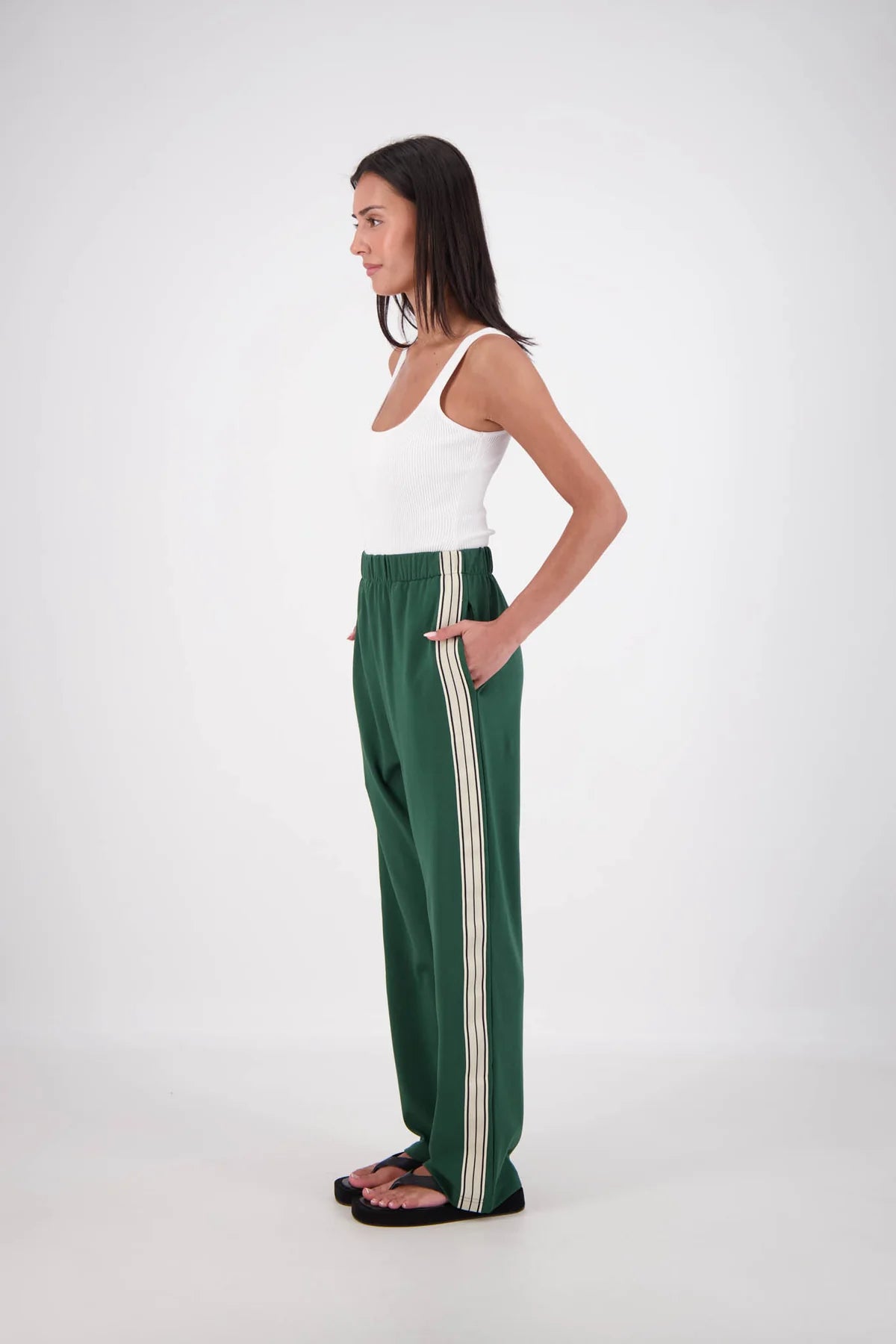 Panarea Trackpant Forest Green