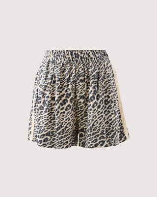 Mila Short leopard linen blend