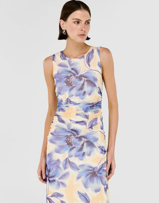 Fleur Mesh Midi Dress