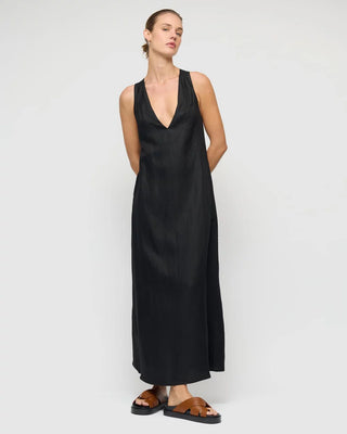 SABINE CROSS BACK MAXI  DRESS