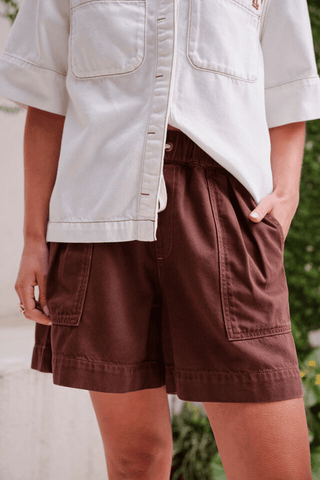 Darcy Relaxed Everyday Short - Chocolate