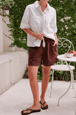Darcy Relaxed Everyday Short - Chocolate