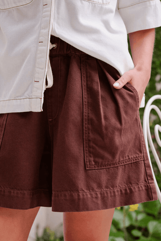 Darcy Relaxed Everyday Short - Chocolate