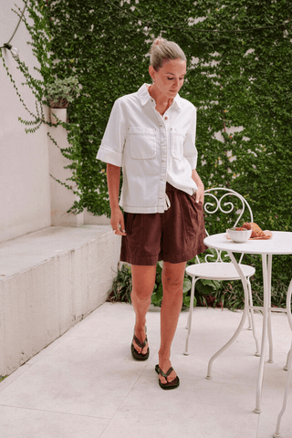 Darcy Relaxed Everyday Short - Chocolate