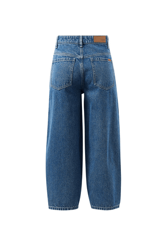 Maggie Tapered Barrel Jean - Fresh Indigo