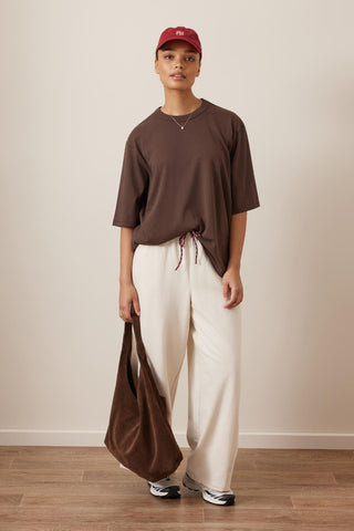 Luna Relaxed Tee - Brunette