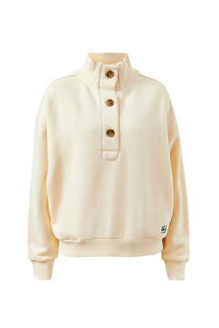 Marli Button Sweat - Marshmallow