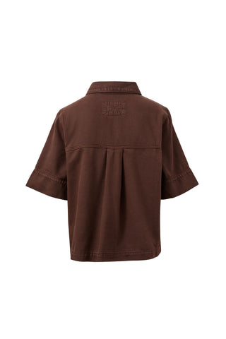 Noa Short Sleeve Shirt - Chocolate