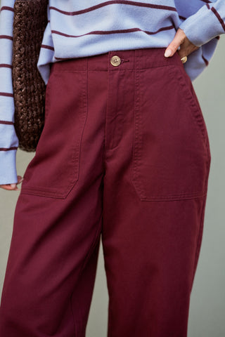 Weekender Pant - Burgundy