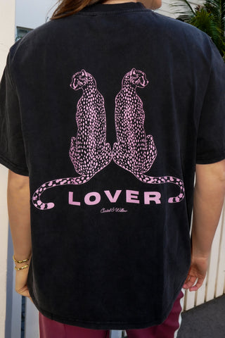 Leopard Lover - Vintage Wash Black