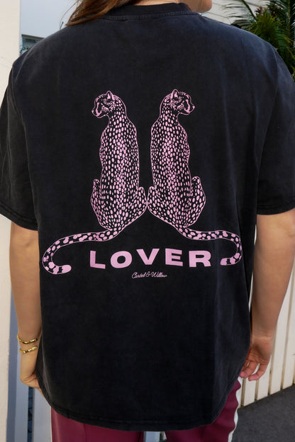 Leopard Lover - Vintage Wash Black