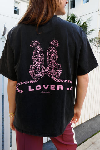 Leopard Lover - Vintage Wash Black