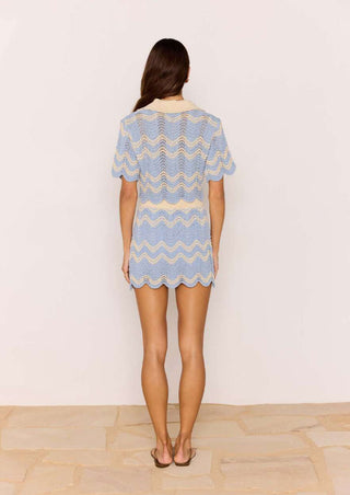 PASTEL WAVE KNIT TOP