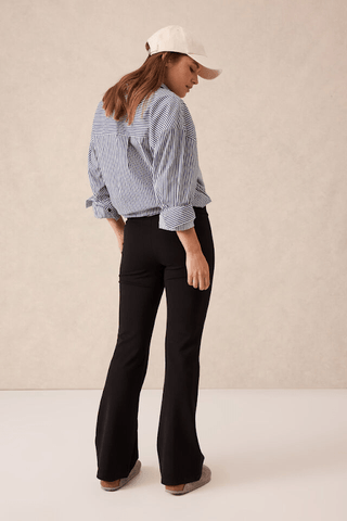 Paige Bootleg Ponte Pant - Black